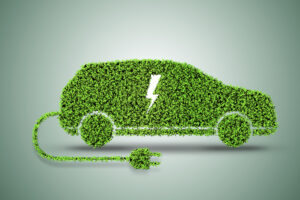 Concept of green electric car