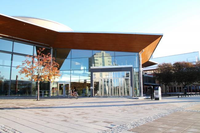 Karlstads universitet, huvudentre, där projekt bedrivs